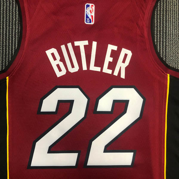 Regata NBA Miami Heat Statement Edição 75 anos Jimmy Butler Vermelha