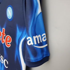 Camisa Napoli Home 2023/24 - EA7 Torcedor Masculina - Azul