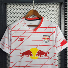 Camisa Red Bull Bragantino Home 2023/24 - New Balace Torcedor Masculina - Branca/Vermelha