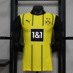 Camisa Borussia Dortmund Home 2024/25 - Puma Jogador Masculina - Amarela/Preta