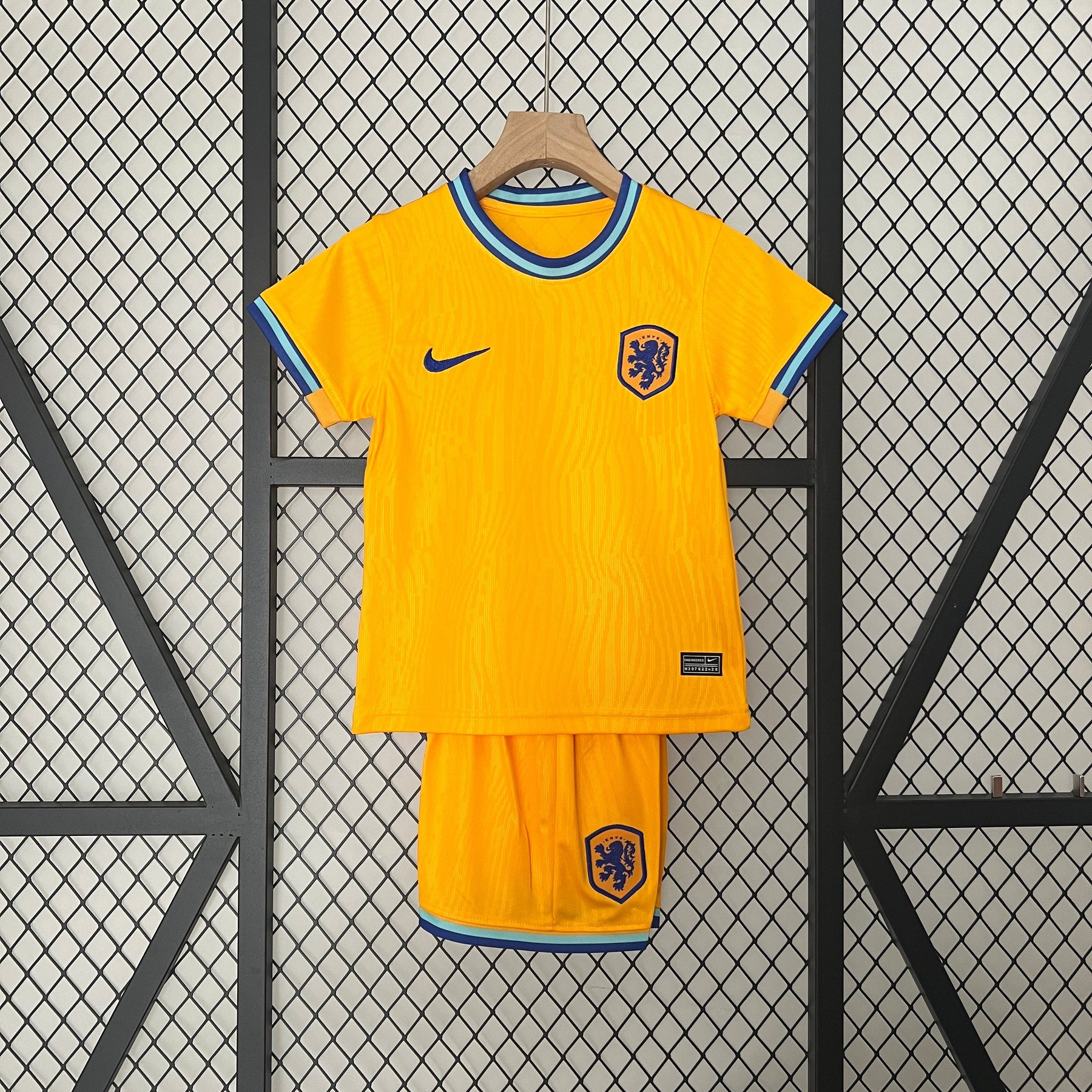 Kit Infantil Seleção Holanda Home 2024/25 - Nike Torcedor - Laranja