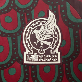 Camisa Seleção México Home 2024/25 - Adidas Torcedor Masculina - Bordo/Verde