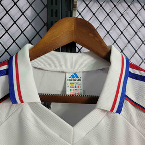 Camisa Seleção França 1998 - Adidas Retrô Masculina - Branca/Azul