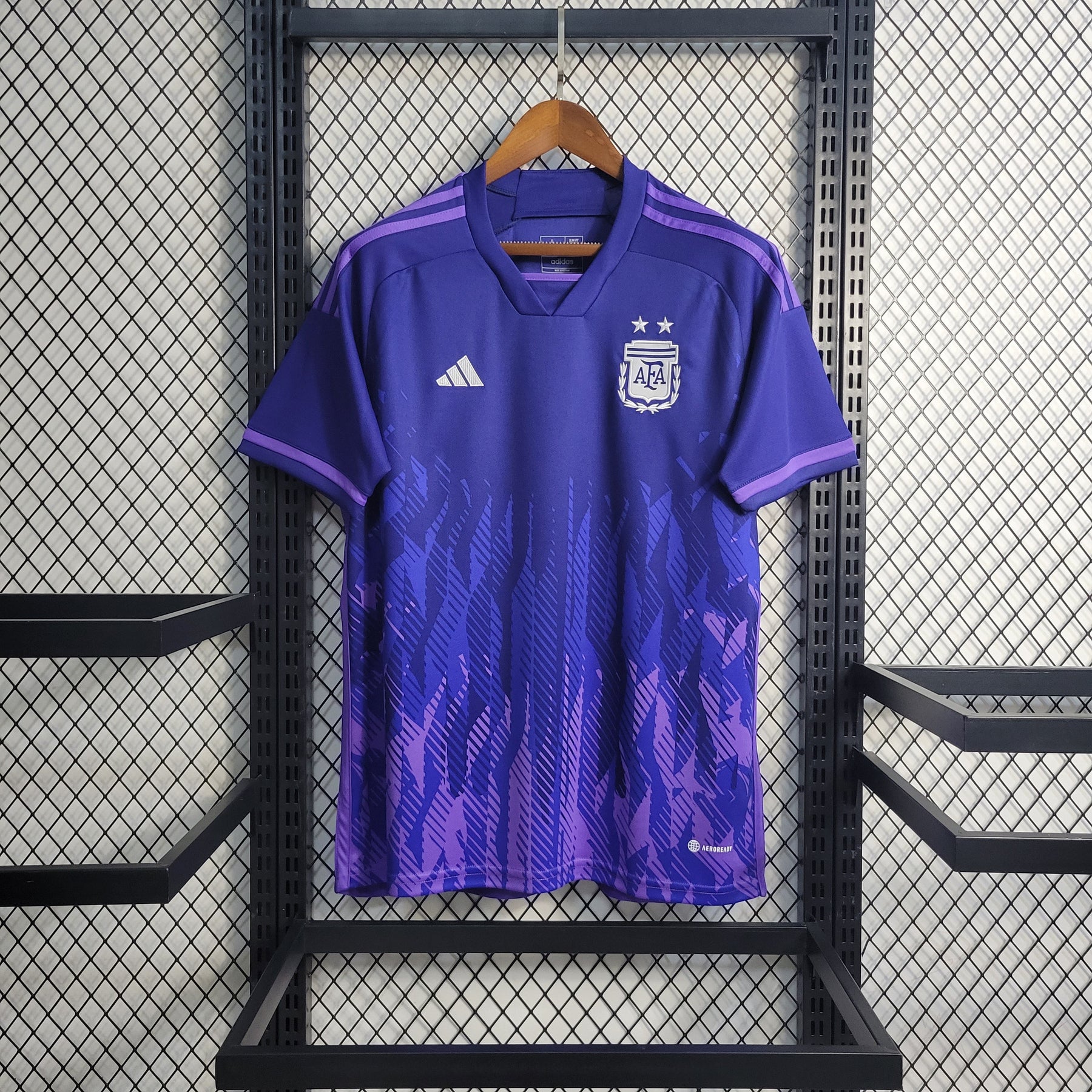 Camisa Seleção Argentina Away 2023/24 - Adidas Torcedor Masculina - Azul/Roxa