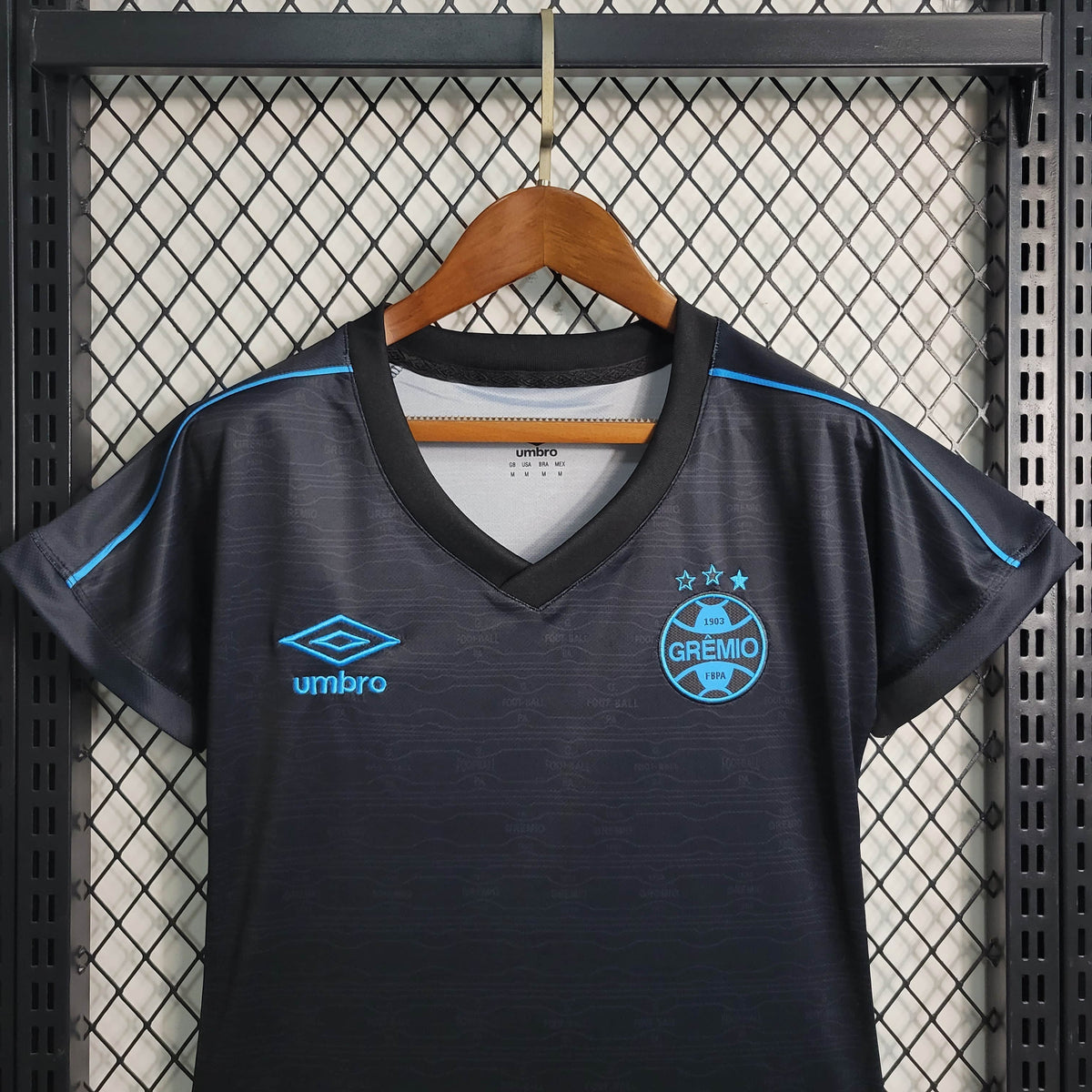 Camisa Grêmio Third 2023/24 - Adidas Torcedor Feminina - Preta/Azul