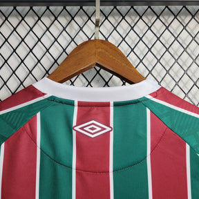 Camisa Fluminense Home 2023/24 - Umbro Torcedor Masculina - Vermelha/Verde