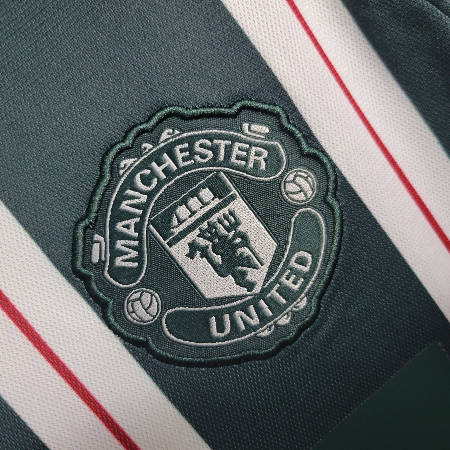 Camisa Manchester United Third 2023/24 - Adidas Torcedor Masculina - Verde/Branca