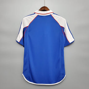 Camisa Seleção Japão Home 2000 - Adidas Retrô Masculina - Azul/Branca