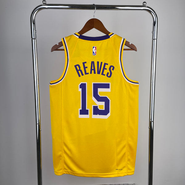 Regata NBA Los Angeles Lakers Icon Edition 23/24 Austin Reaves Amarela