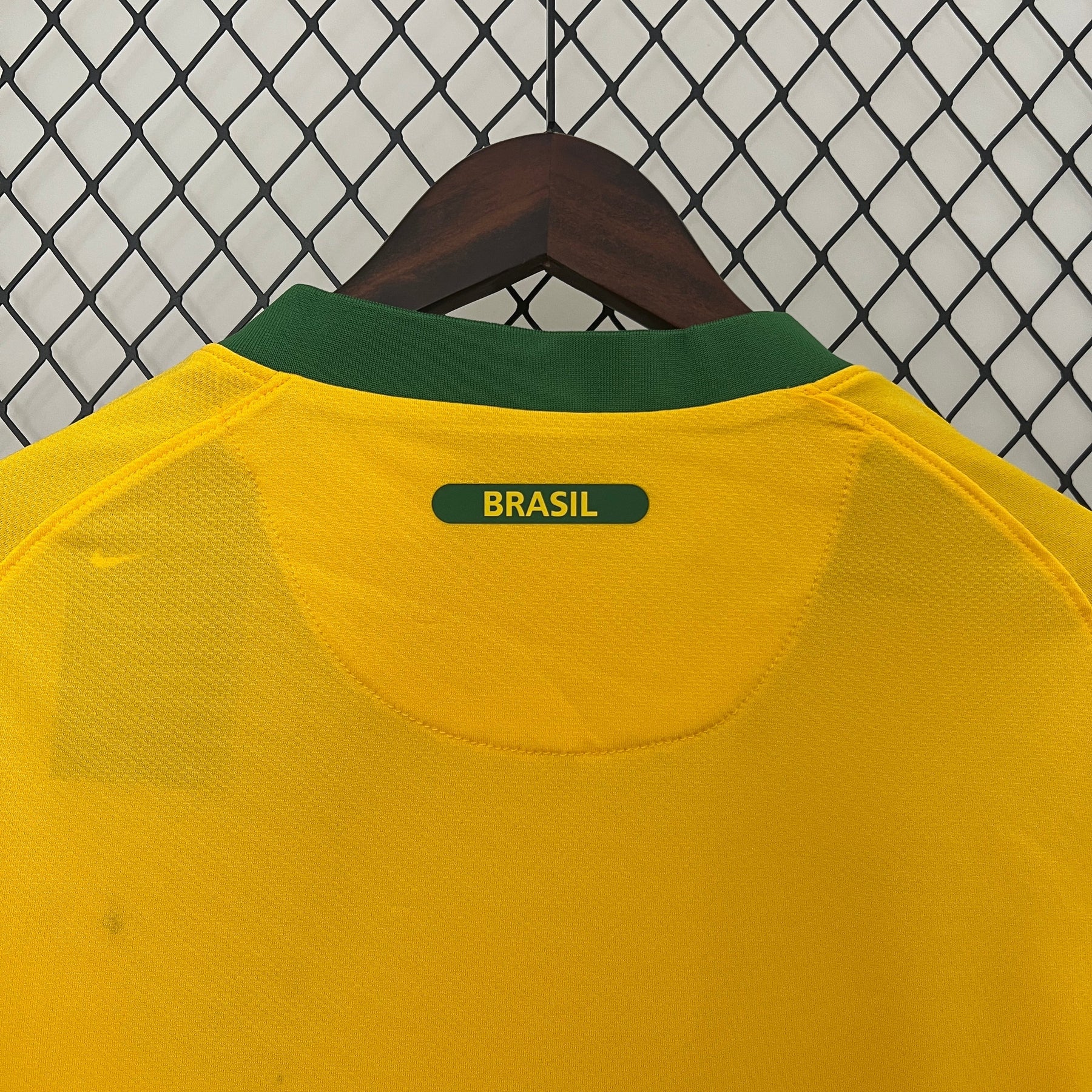 Camisa Seleção Brasil Home 2010 - Nike Retrô Masculina - Amarela/Verde