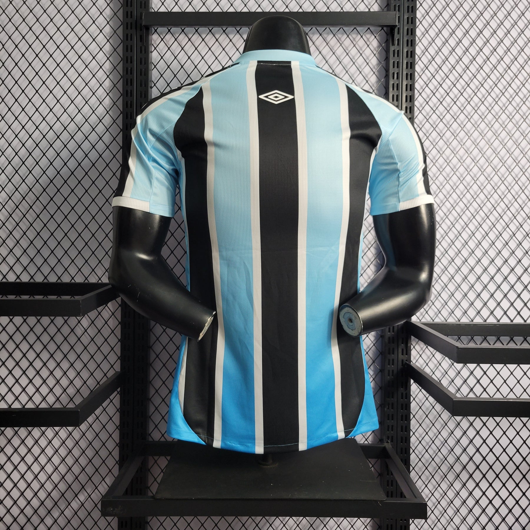 Camisa Grêmio Home 2022/23 - Umbro Jogador Masculina - Azul/Preta