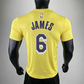 Camiseta NBA Los Angeles Lakers LeBron James DRI-FIT Amarela