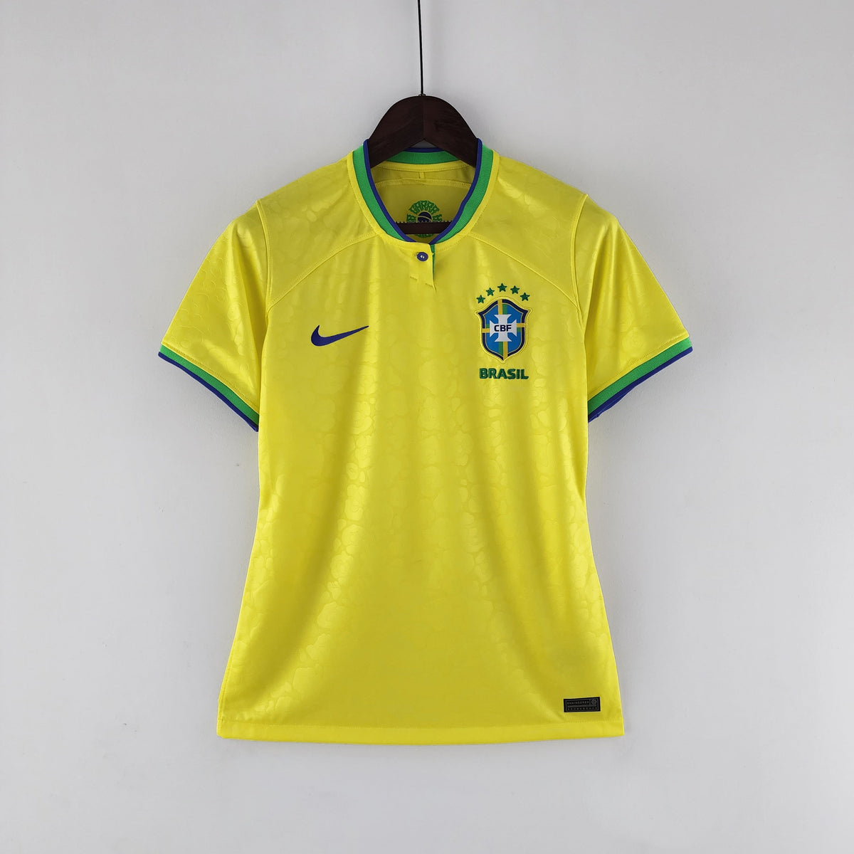 Camisa Seleção Brasil Home 2022 - Nike Torcedor Feminina - Amarela/Verde