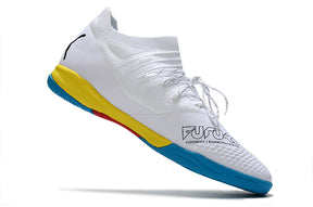 Chuteira Puma Future Z 1.3 Futsal Branco/Colorido