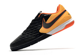 Chuteira Nike Tiempo Legend 8 Futsal Pro Preto/Laranja