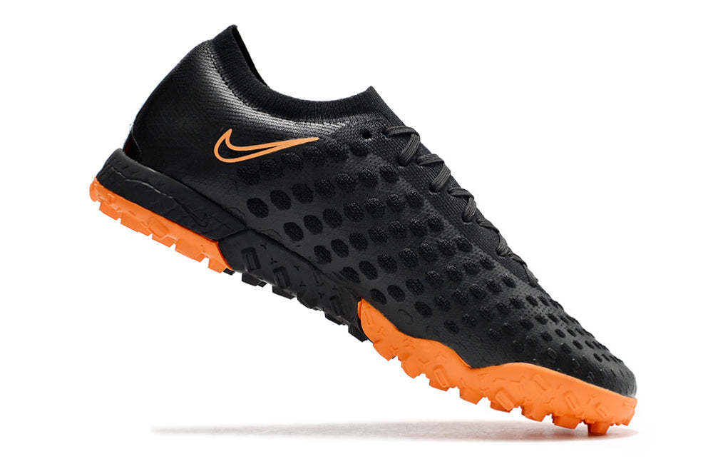 Chuteira Nike Phantom Ultra Venom Society Elite Preto/Laranja