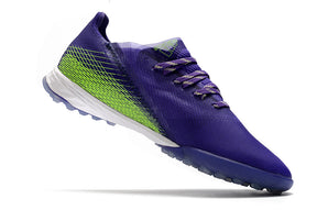 Chuteira Adidas X Ghosted .1 Society Roxo/Verde