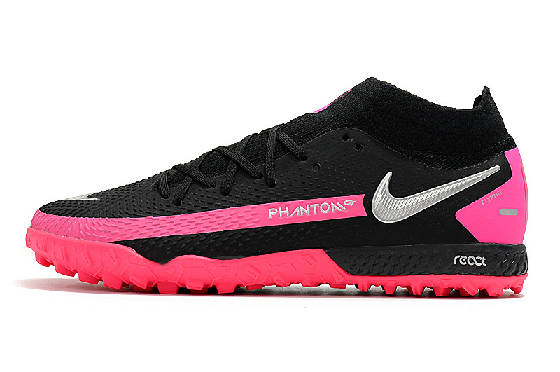 Chuteira Nike Phantom GT Society Elite DF Preto/Rosa