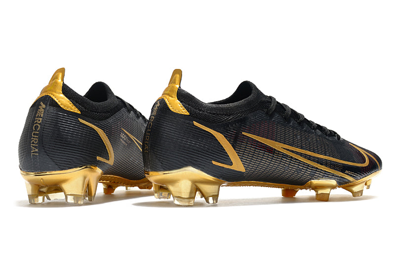 Chuteira Nike Mercurial Vapor 14 Elite Preto/Dourado