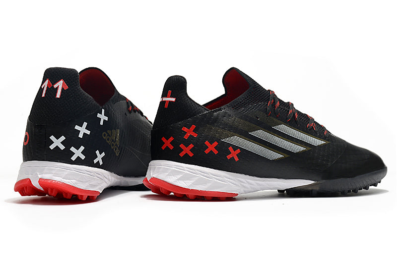 Chuteira Adidas X Speedflow .1 Society Preto/Vermelho