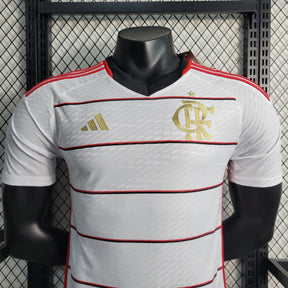 Camisa Flamengo Away 2023/24 - Adidas Jogador Masculina - Branca/Vermelha