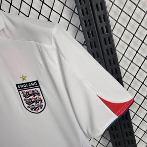 Camisa Seleção Inglaterra 2005/06 - Umbro Retrô Masculina - Branca/Azul