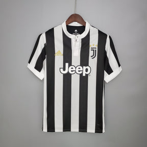 Camisa Juventus Home 2017/18 - Adidas Retrô Masculina - Preta/Branca