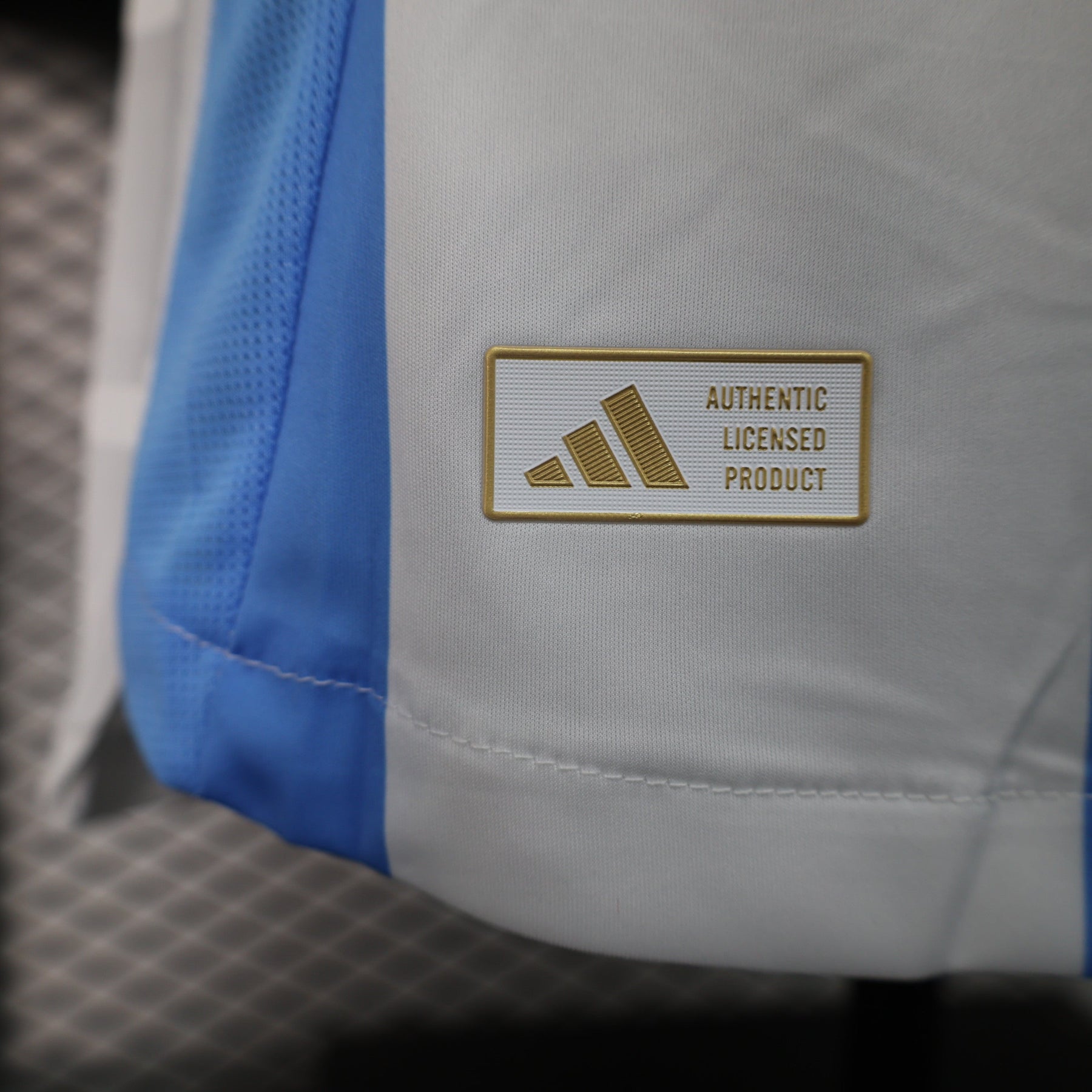 Camisa Seleção Argentina Home 2024/25 - Adidas Jogador Masculina - Branca/Azul