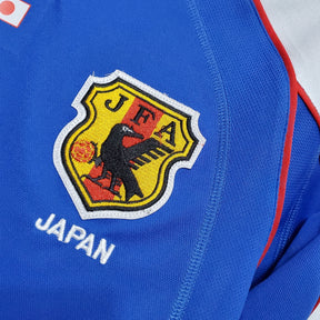 Camisa Seleção Japão Home 2000 - Adidas Retrô Masculina - Azul/Branca