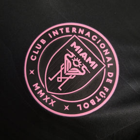 Camisa Inter Miami Away 2023/24 - Adidas Jogador Masculina - Preta/Rosa