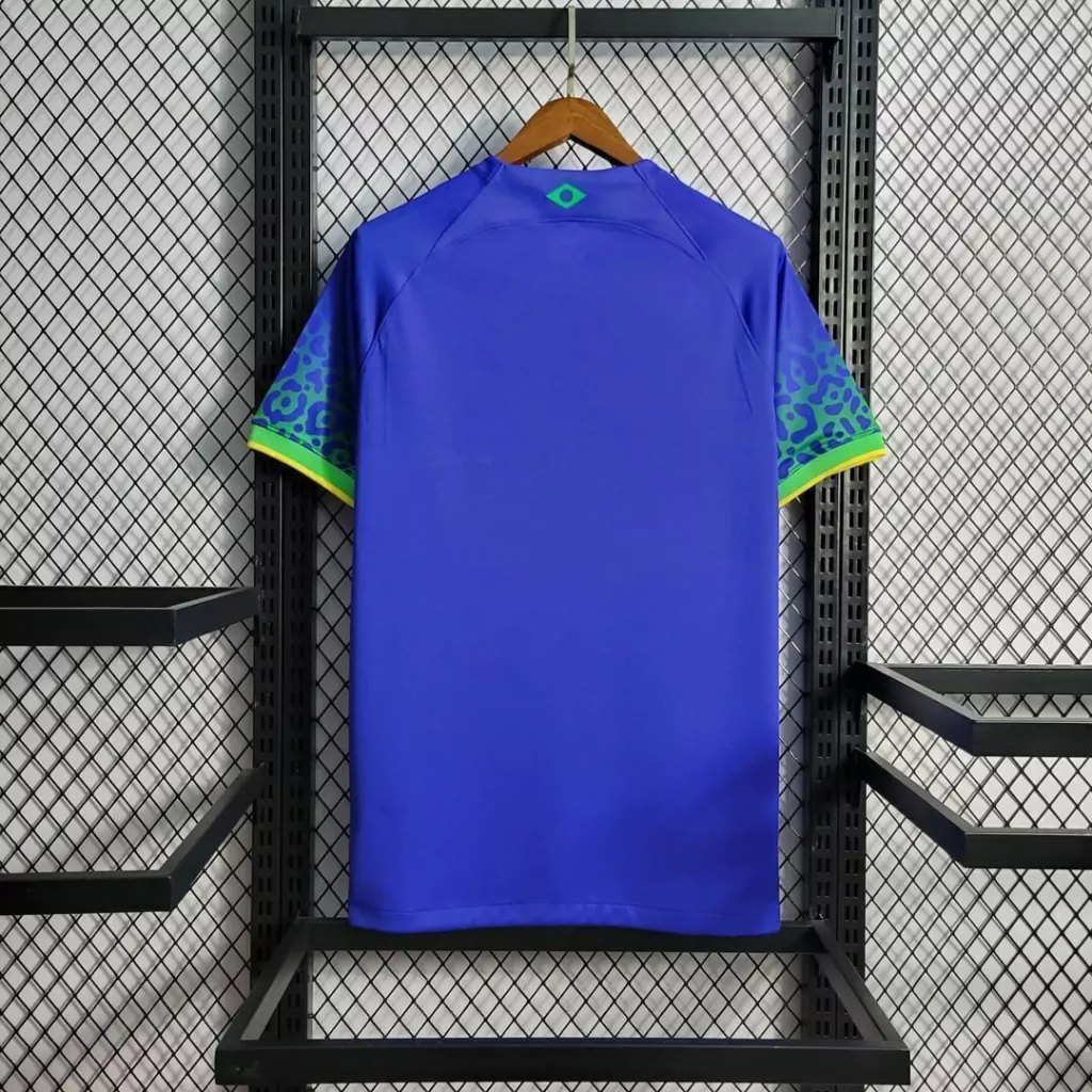 Camisa Seleção Brasil Away 2023/24 - Nike Torcedor Masculina - Azul/Verde