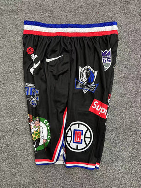 Short NBA x Supreme Preto