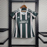 Camisa Manchester United Third 2023/24 - Adidas Torcedor Feminina - Verde/Branca