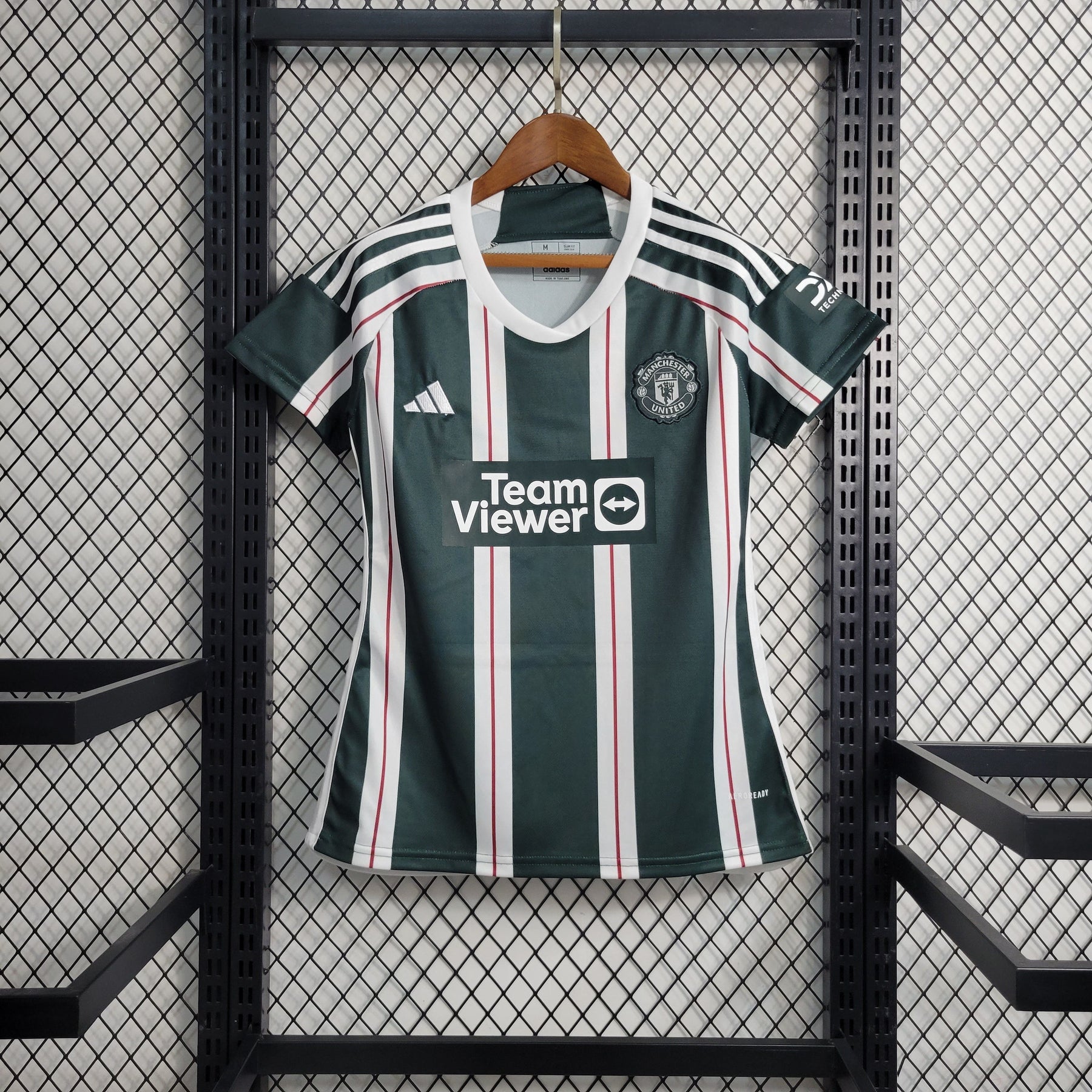 Camisa Manchester United Third 2023/24 - Adidas Torcedor Feminina - Verde/Branca