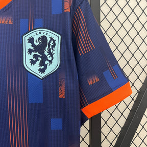 Camisa Seleção Holanda Away 2024/25 - Adidas Torcedor Masculina - Azul/Branca