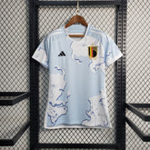 Camisa Seleção Bélgica Home 2023/24 - Adidas Torcedor Feminina - Branca/Azul