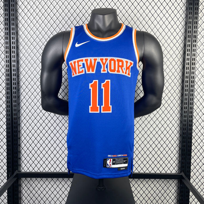 Regata NBA New York Knicks Icon Edition 23/24 Jalen Brunson Azul