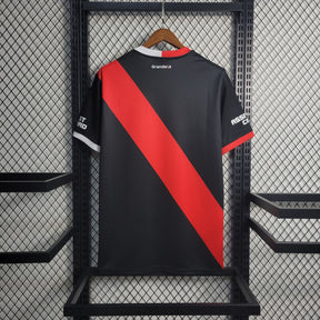 Camisa River Plate Away 2023/24 - Adidas Torcedor Masculina - Preta/Vermelha