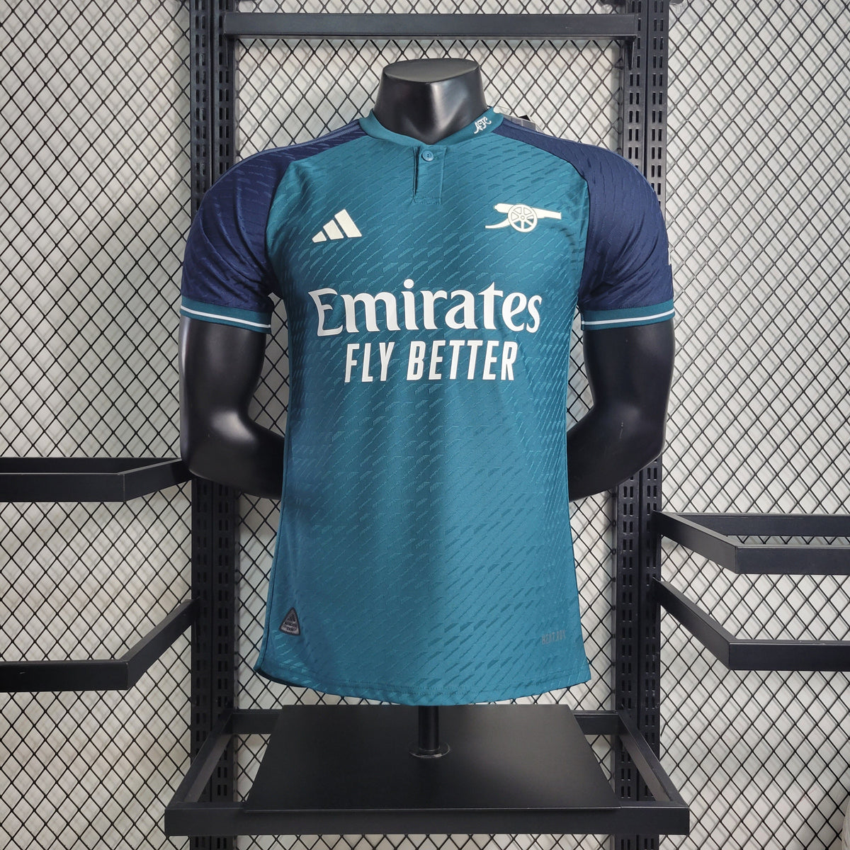 Camisa Arsenal Third 2023/24 - Adidas Jogador Masculina - Verde/Azul