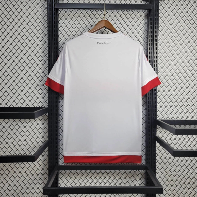 Camisa Flamengo Away 2015/16 - Adidas Retrô Masculina - Branca/Vermelha