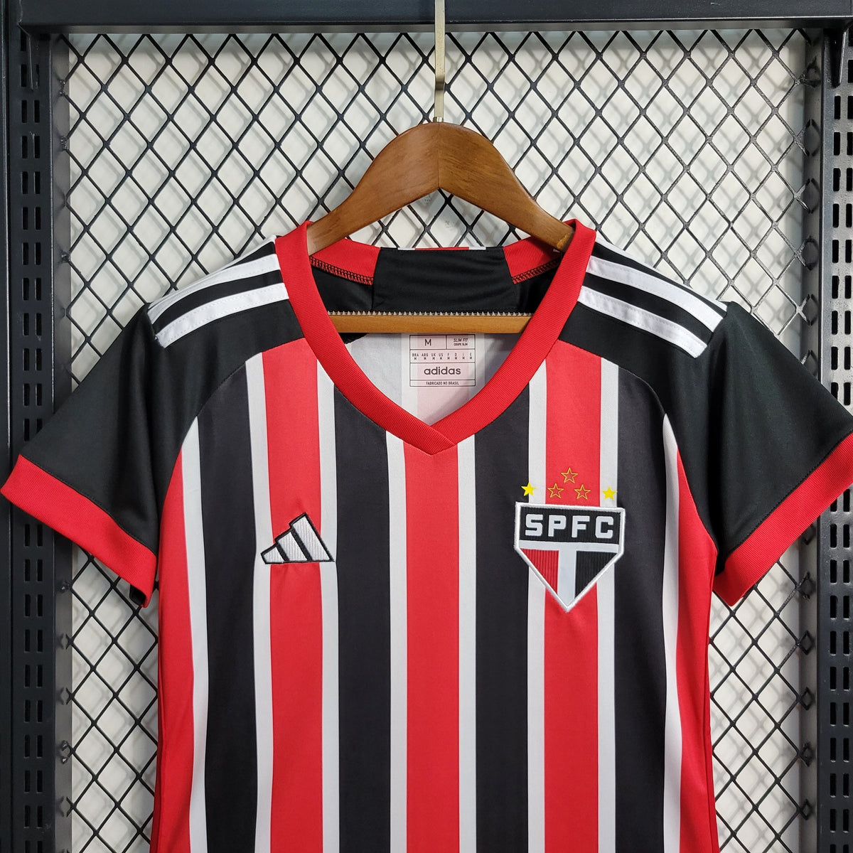 Camisa São Paulo Home 2023/24 - Adidas Torcedor Feminina - Vermelha/Preta