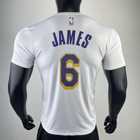 Camiseta NBA Los Angeles Lakers LeBron James DRI-FIT Branca