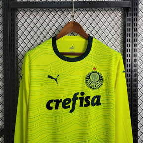 Camisa Palmeiras Manga Longa Third 2023/24 - Puma Torcedor Masculina - Verde