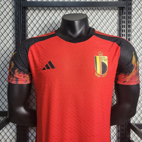 Camisa Seleção Bélgica Home 2022/23 - Adidas Jogador Masculina - Vermelha/Preta