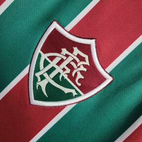 Camisa Fluminense Home 2023/24 - Umbro Torcedor Masculina - Vermelha/Verde