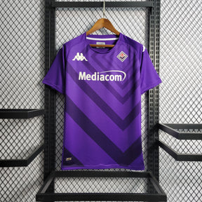 Camisa Fiorentina Home 2022/23 - Kappa Torcedor Masculina - Roxa/Branca