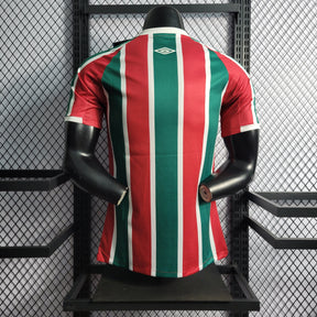 Camisa Fluminense Home 2022/23 - Umbro Jogador Masculina - Vermelha/Verde