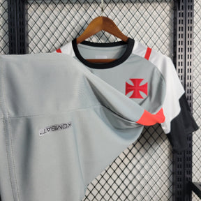 Camisa Vasco da Gama Treino 2023/24 - Kappa Torcedor Masculina - Cinza