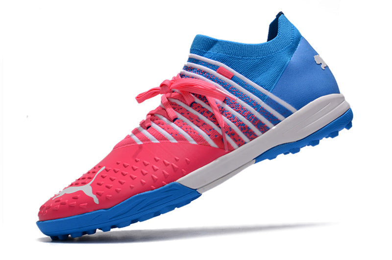 Chuteira Puma Future Z 1.3 Society Rosa/Azul