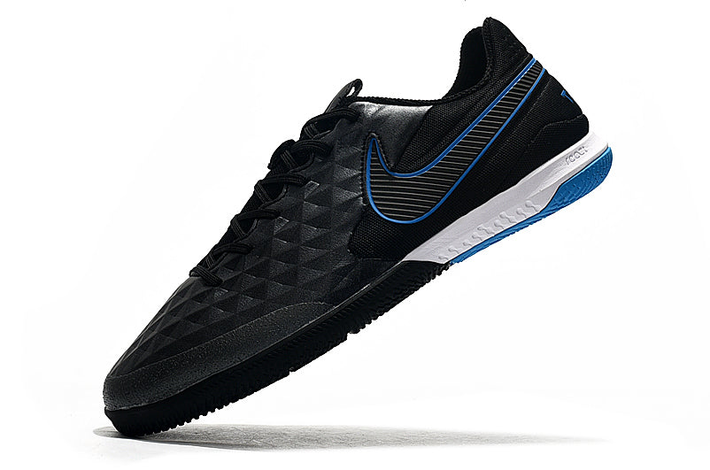 Chuteira Nike Tiempo Legend 8 Futsal Pro Preto/Azul